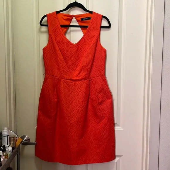 ellen tracy red dress Ellen Tracy Ladies' Pima Cotton Dress, Red Robin XXL
